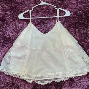 American Eagle White spaghetti strap top